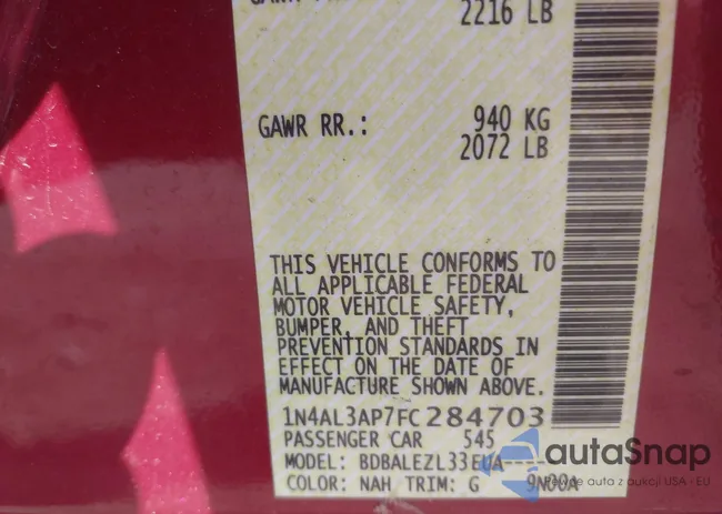 1N4AL3AP7FC284703: 42600371