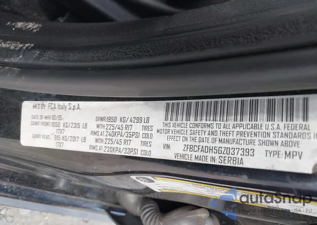 ZFBCFADH5GZ037393: 42601618