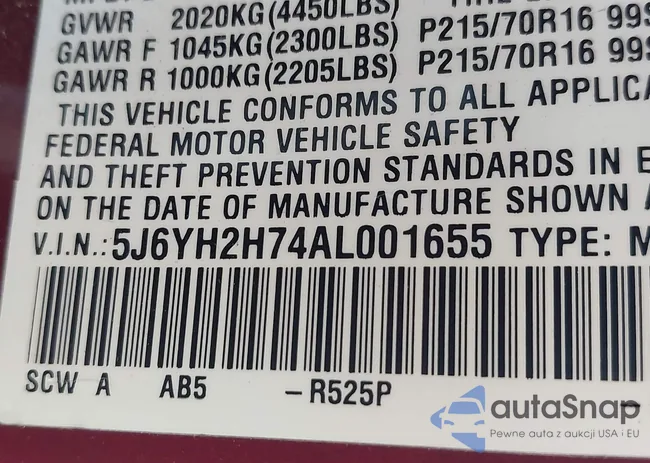 5J6YH2H74AL001655: 42601678