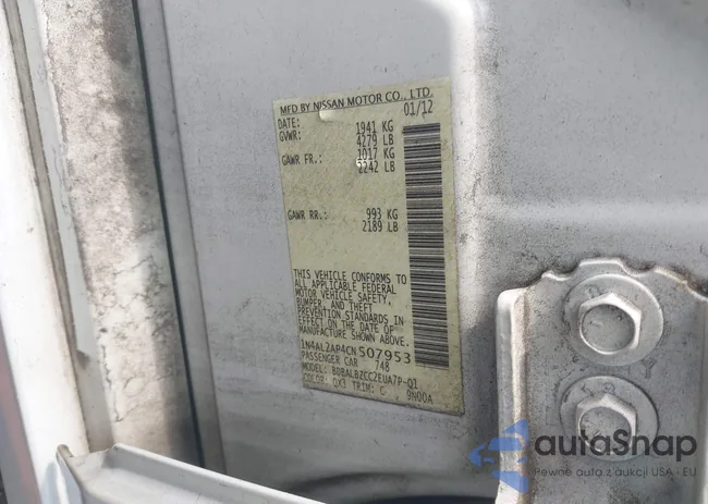 1N4AL2AP4CN507953: 42601979