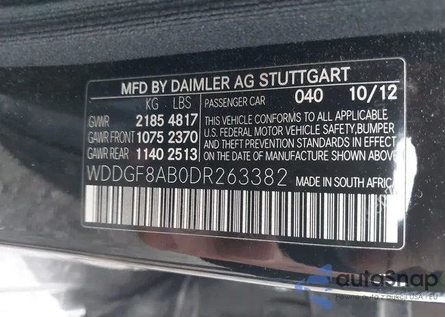 WDDGF8AB0DR263382: 42601043