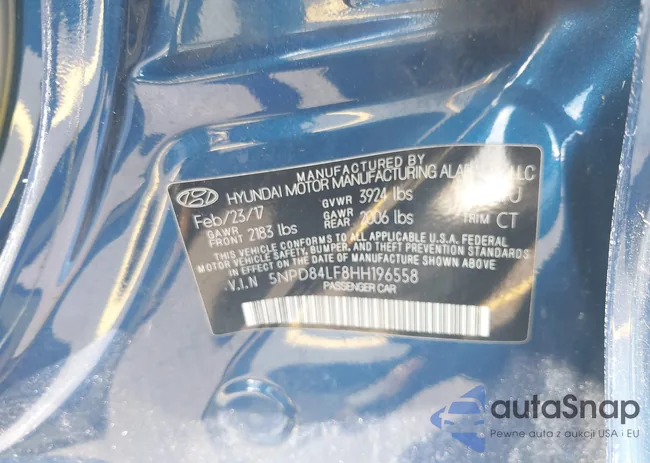 5NPD84LF8HH196558: 42601217