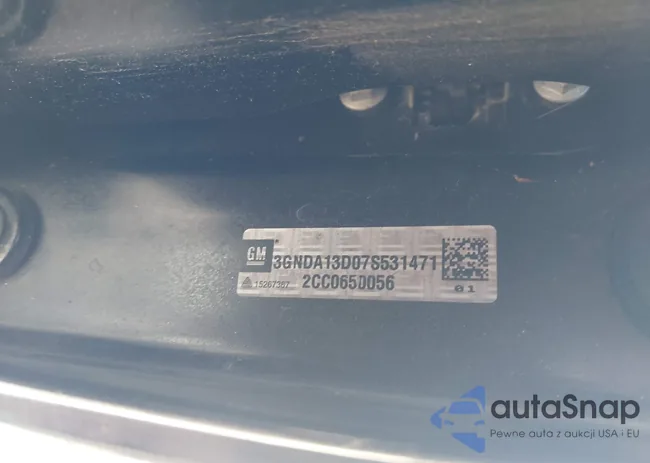 3GNDA13D07S531471: 42601225