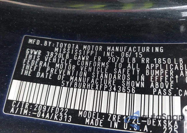 5YFBURHEXFP343656: 42601328