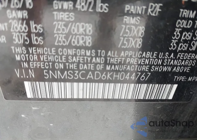 5NMS3CAD6KH044767: 42602468
