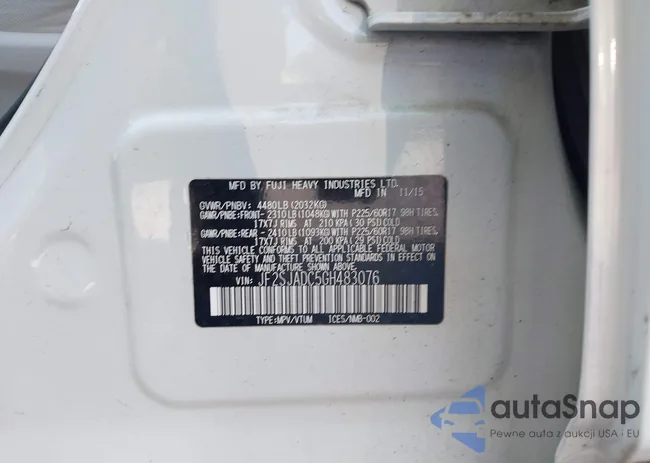 JF2SJADC5GH483076: 42602558