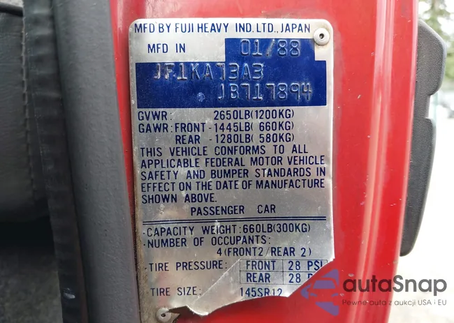 JF1KA73A3JB717894: 42602717