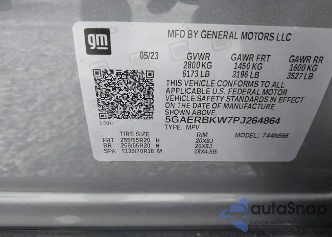 5GAERBKW7PJ264864: 42602719