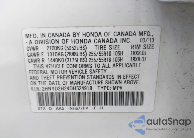 2HNYD2H24DH524918: 42602735