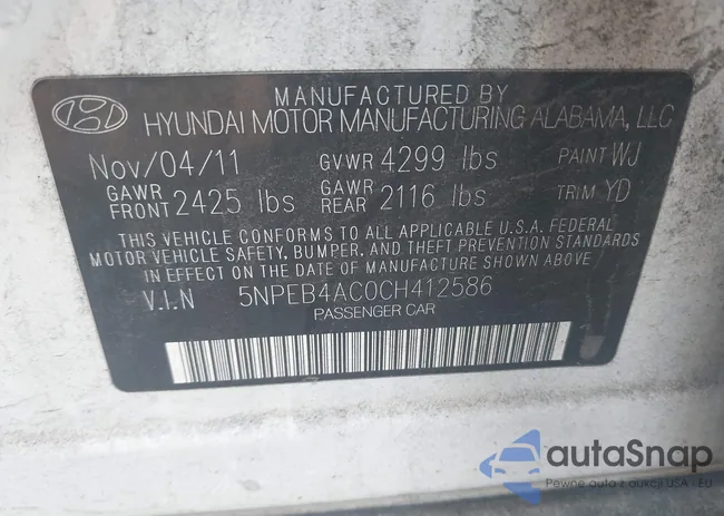 5NPEB4AC0CH412586: 42602826