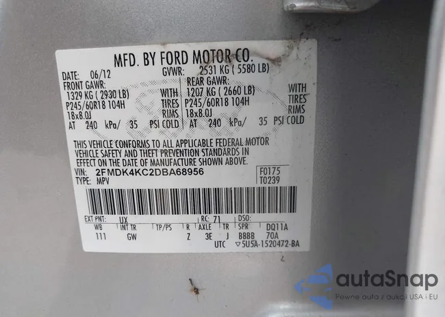 2FMDK4KC2DBA68956: 42602946