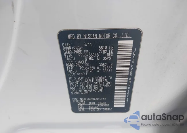 JN8AE2KP6B9010742: 42602087