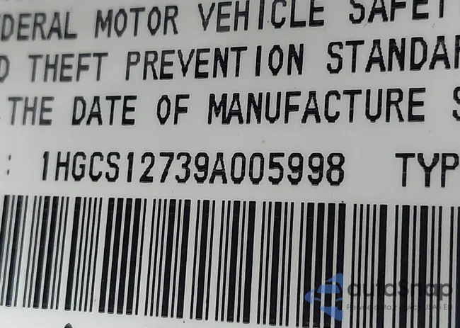 1HGCS12739A005998: 42602127