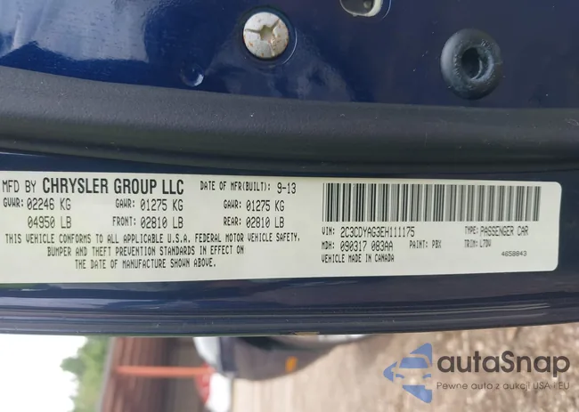 2C3CDYAG3EH111175: 42603838