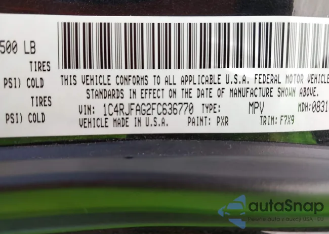 1C4RJFAG2FC636770: 42603880