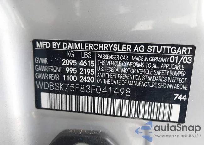 WDBSK75F83F041498: 42603969