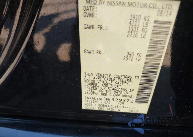 1N4AL3AP9FN329371: 42603994