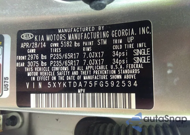 5XYKTDA75FG592534: 42603107