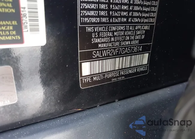 SALWR2VF7GA573614: 42603291