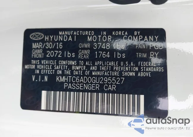 KMHTC6AD0GU295527: 42604441