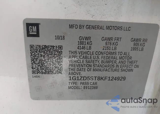 1G1ZD5ST8KF124929: 42604458