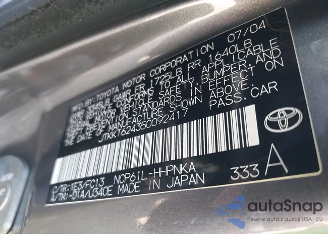 JTKKT624350092417: 42604487