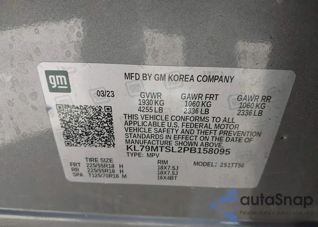 KL79MTSL2PB158095: 42604507