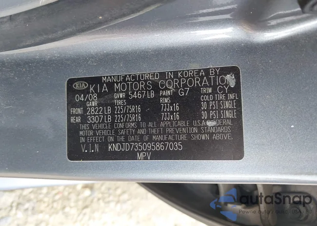 KNDJD735095867035: 42604778