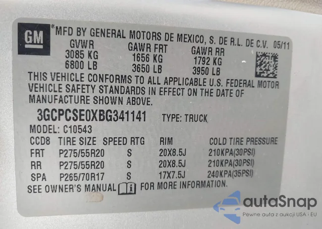 3GCPCSE0XBG341141: 42604849