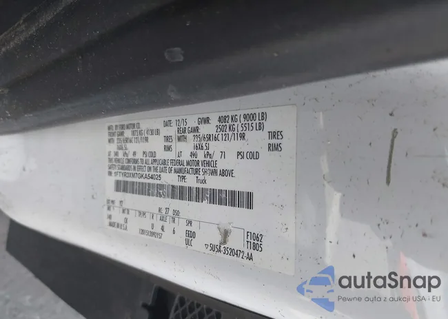 1FTYR3XM7GKA54025: 42604048