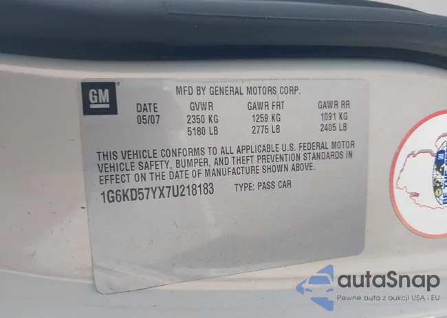 1G6KD57YX7U218183: 42604152