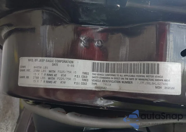 1J7FJ36L6KL627486: 42605588