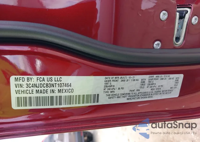 3C4NJDCB3NT107464: 42605805