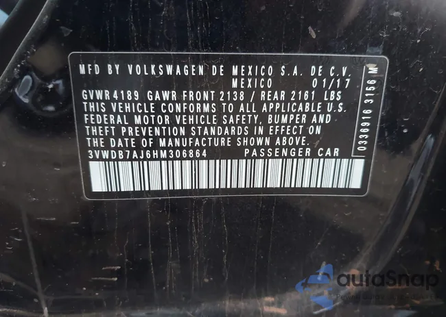 3VWDB7AJ6HM306864: 42605822