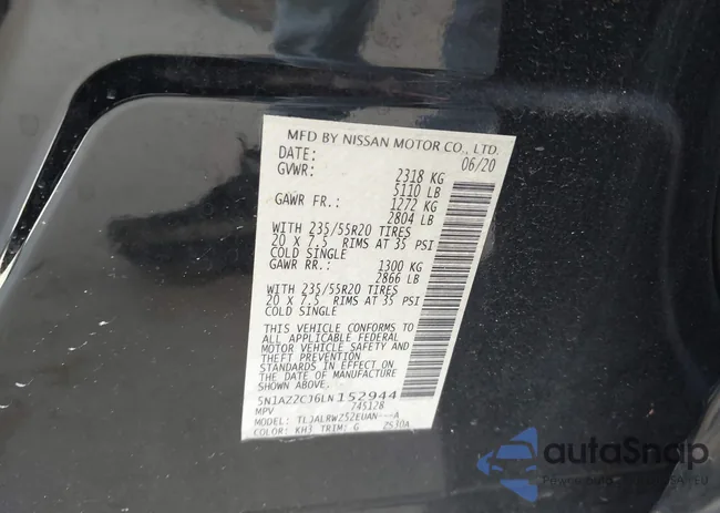 5N1AZ2CJ6LN152944: 42605830