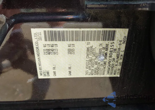 1N4AA5AP9CC808155: 42605852