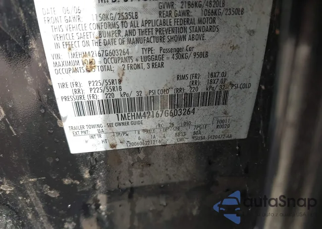 1MEHM42167G603264: 42605926