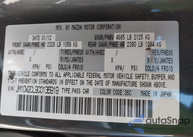 JM1CW2CL9C0136919: 42605103