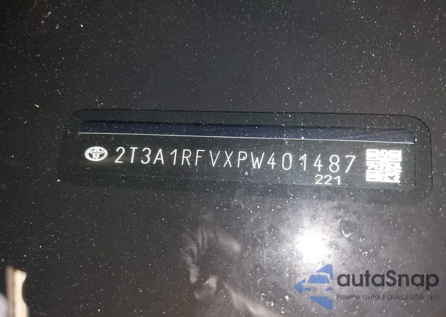 2T3A1RFVXPW401487: 42606636