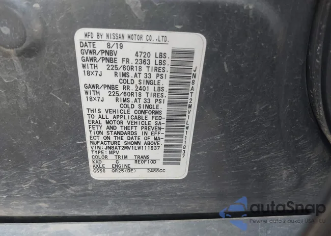 JN8AT2MV1LW111837: 42606839