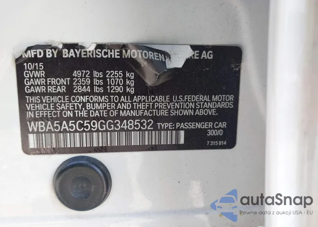 WBA5A5C59GG348532: 42606841