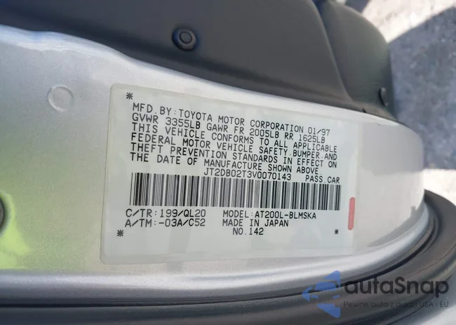 JT2DB02T3V0070143: 42606949