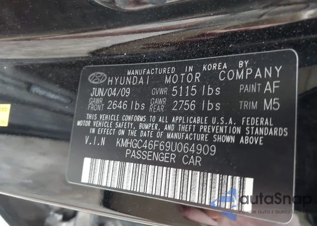 KMHGC46F69U064909: 42606984