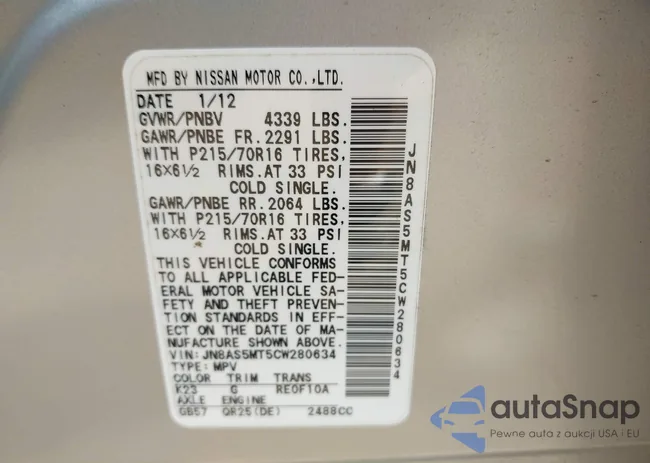 JN8AS5MT5CW280634: 42606197