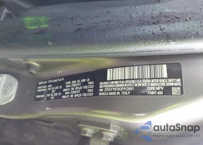 ZFBCFYBT6GP512691: 42606205