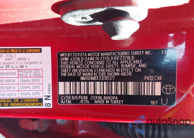 NMTKHMBX7LR105377: 42607439