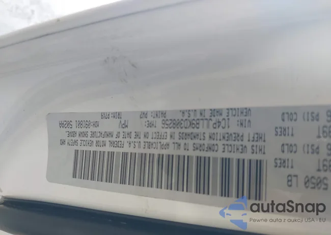 1C4PJLLB9KD308256: 42607522