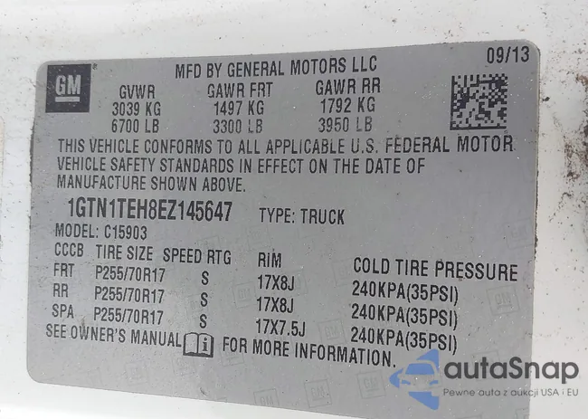 1GTN1TEH8EZ145647: 42607946