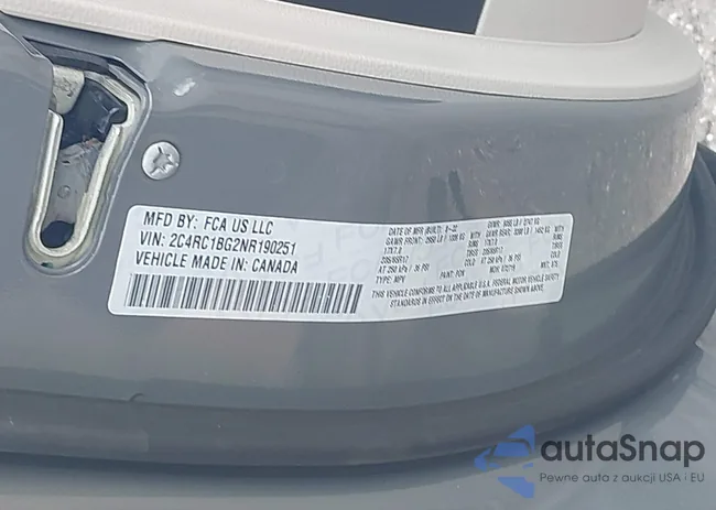 2C4RC1BG2NR190251: 42607251