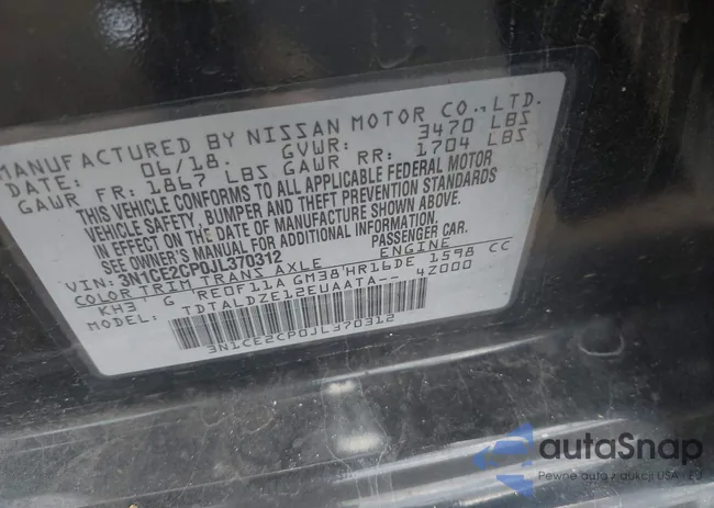 3N1CE2CP0JL370312: 42607403